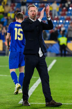 head coach Graham Potter of Sweden