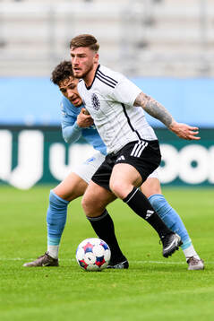 Malmö FFs Noah Åstrand John och Landskronas Markus
