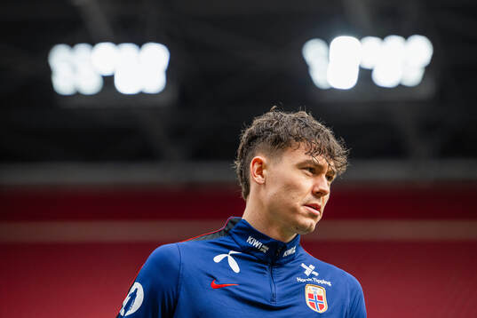 Jørgen Strand Larsen of the Norwegian national football