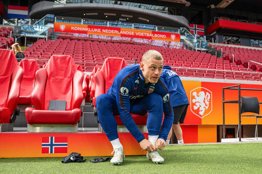 Julian Ryerson of the Norwegian national football team