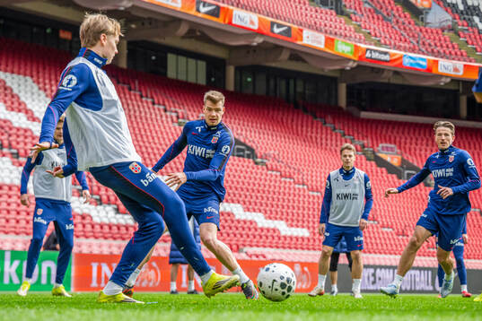 Alexander Sørloth of the Norwegian national football team