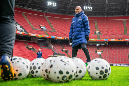Ståle Solbakken, head coach of the Norwegian national
