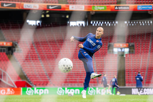 Leo Østigård of the Norwegian national football team