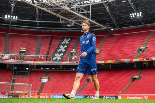 Henrik Falchener of the Norwegian national football team