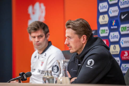 Sander Berge of the Norwegian national football team