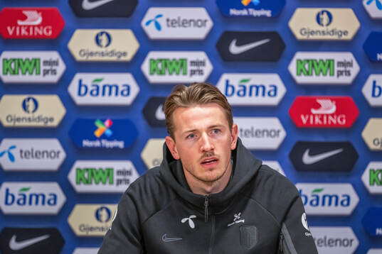 Sander Berge of the Norwegian national football team
