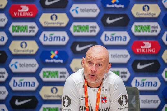 Head coach Ståle Solbakken of the Norwegian national