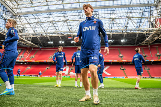 Henrik Falchener of the Norwegian national football team