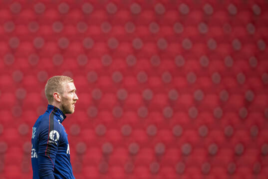 Goalkeeper Egil Selvik of the Norwegian national football