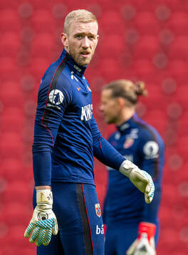 Goalkeeper Egil Selvik of the Norwegian national football