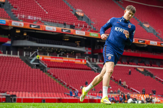 Jørgen Strand Larsen of the Norwegian national football