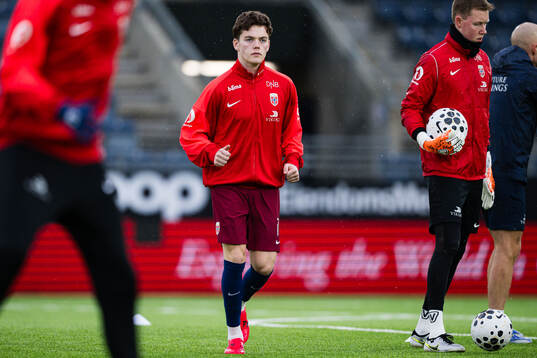 Sverre Nypan of Norway warms up