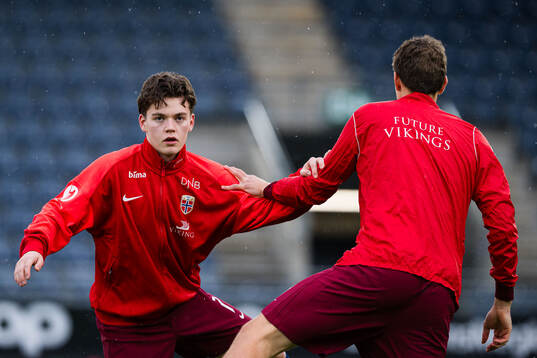 Sverre Nypan of Norway warms up