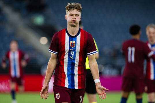 Sindre Walle Egeli of Norway celebrates