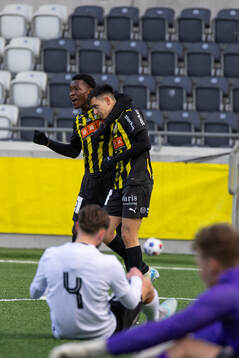 Häckens Danilo Al-Saed jublar