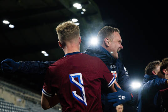 Head coach Jan Peder Jalland and Sindre Walle Egeli of