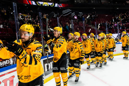 Skellefteås spelare jublar