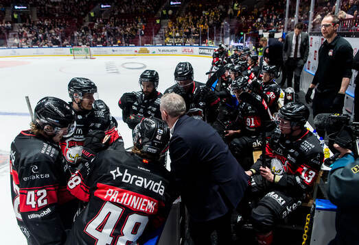 Malmö Redhawks assisterande tränare Jens Nielsen och