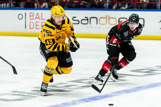 Skellefteås Max Krogdahl och Malmö Redhawks Eemil Viro