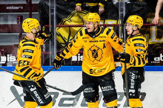 Skellefteås Rickard Hugg jublar