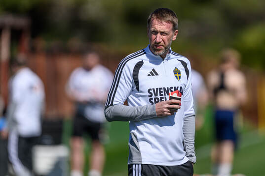 Head coach Graham Potter of the Swedish national football