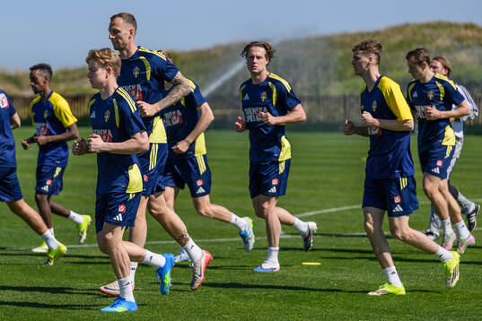Daniel Svensson, Gustaf Nilsson and Williot Swedberg of the