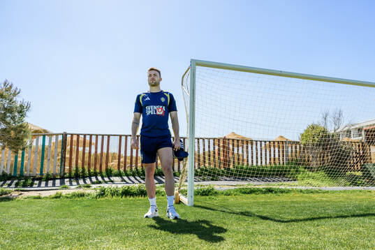 Gabriel Gudmundsson of the Swedish national football team
