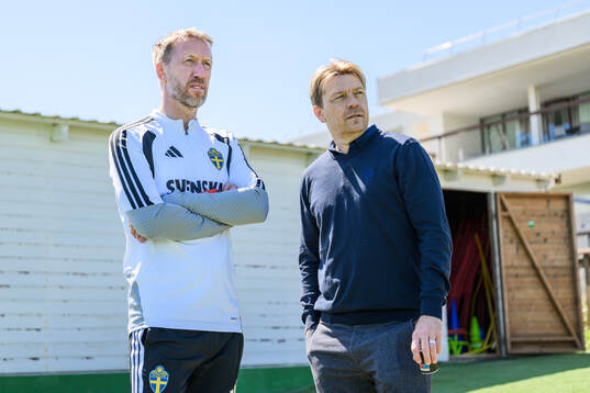 Head coach Graham Potter of the Swedish national football