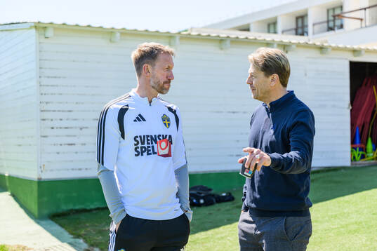 Head coach Graham Potter of the Swedish national football