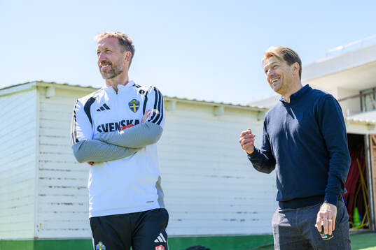 Head coach Graham Potter of the Swedish national football