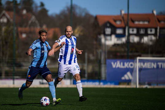 Djurgårdens Mikael Marques de Pombal Vivar och HJK