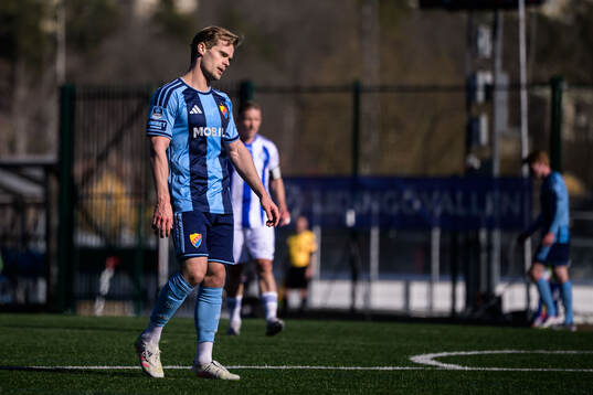 Djurgårdens Hampus Finndell deppar