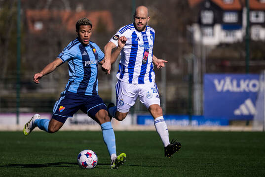 Djurgårdens Mikael Marques de Pombal Vivar och HJK