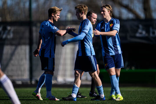 Djurgårdens Bo Hegland jublar