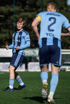 Djurgårdens Bo Hegland och Piotr Johansson