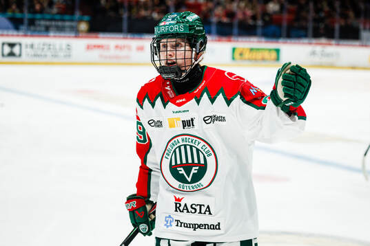 Frölundas Felizia Wikner-Zienkiewicz jublar