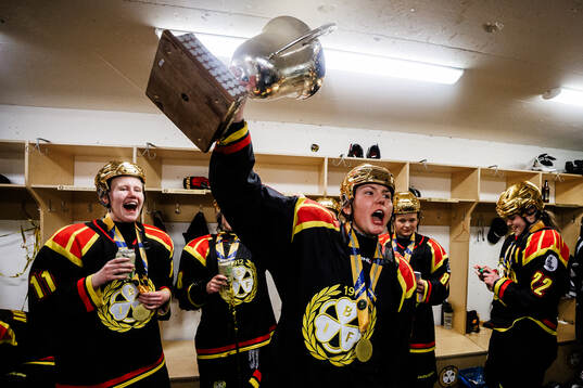 Brynäs Elin Svensson jublar