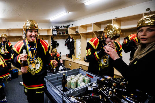 Brynäs Anna Andersson jublar