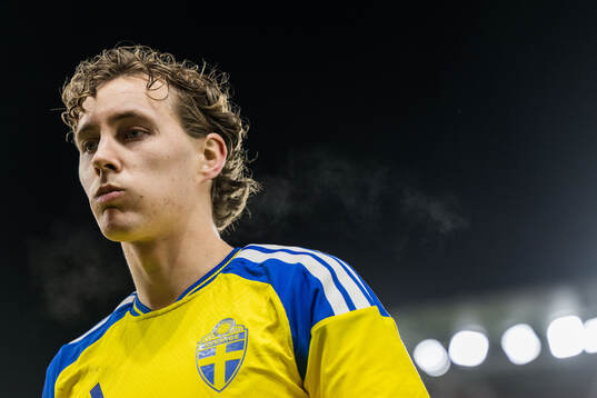 Hampus Skoglund of Sweden looks dejected