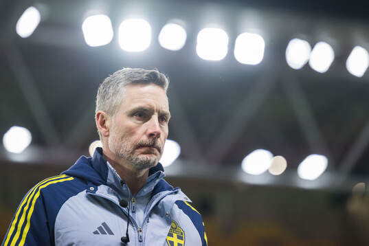 Assistant coach Axel Kjäll of Sweden