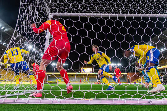 Peter Amoran, Lukas Björklund and Richie Omorowa of Sweden