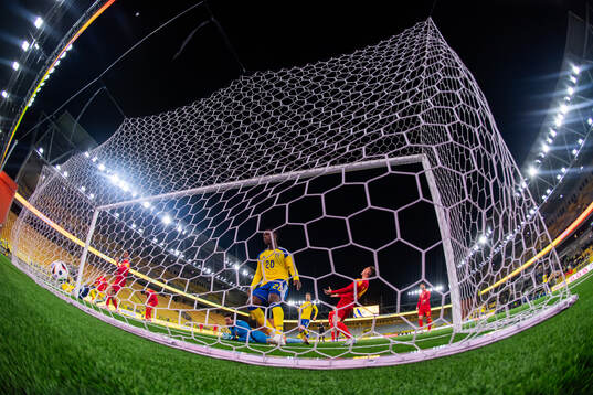 Richie Omorowa of Sweden celebrates