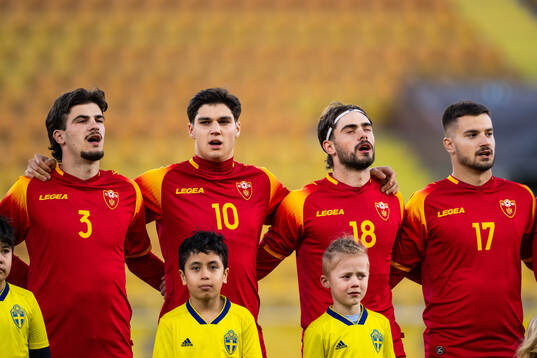 Lazar Maras, Vasilije Adžic, Danilo Vukanic and Nikola
