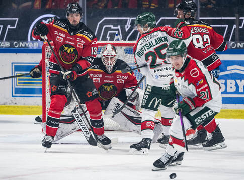 Luleås målvakt Matteus Ward