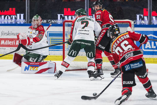 Frölundas målvakt Tobias Normann