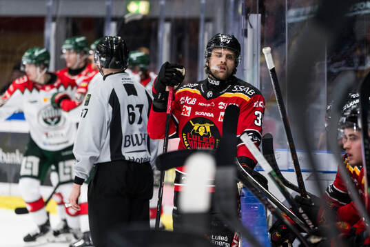Luleås Pontus Själin deppar