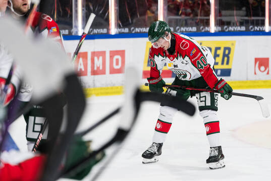 Frölundas Jacob Peterson deppar