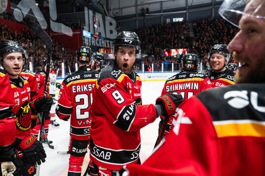 Luleås Heikki Liedes jublar