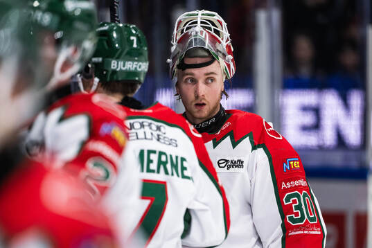 Frölundas målvakt Tobias Normann