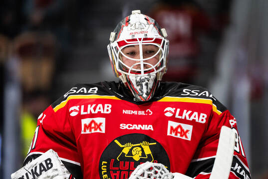 Luleås målvakt Matteus Ward